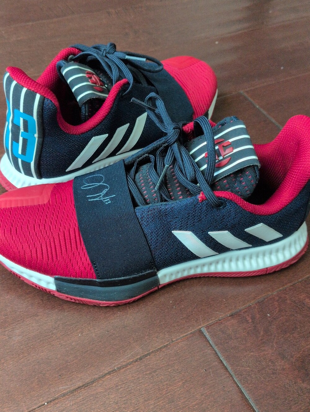 Sz 6.5 Youth Adidas Harden Vol.3 J Shark Kid's Basketball Shoes F97238 Rockets